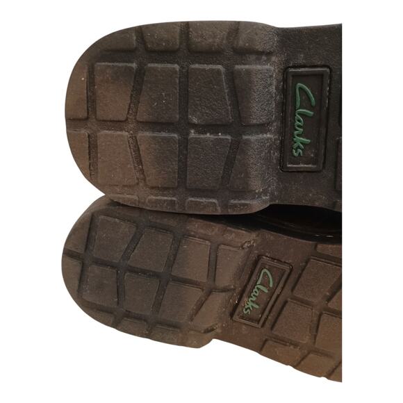 Clarks Men's Vanek Rise Ankle Boot Brown Oily Leather Lace Up Chukka Size 8M - Picture 9 of 11